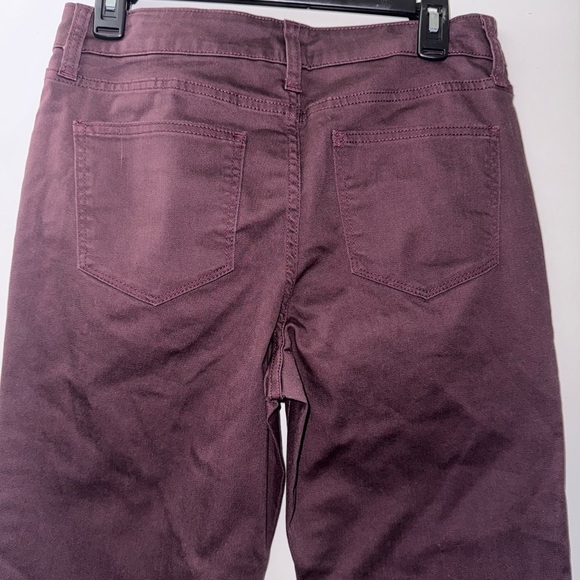 St John’s Bay Rich Purple Straight Jeans - Picture 3 of 5